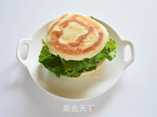 白皮饼汉堡的做法步骤：16