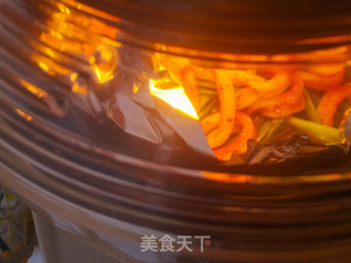 香烤韭菜鱿鱼圈的做法步骤：9