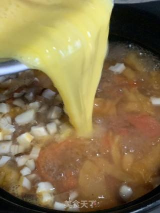 西红柿蛋花汤的做法步骤：6