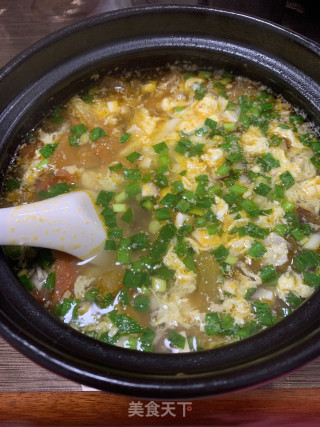 西红柿蛋花汤的做法步骤：8