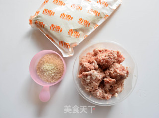 香煎肉饼的做法步骤：1