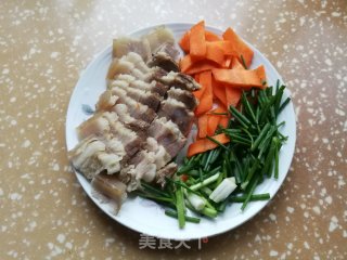 冬笋炒回锅肉的做法步骤：4