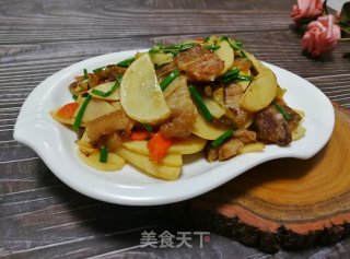 冬笋炒回锅肉的做法步骤：8