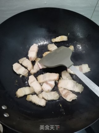 香菇胡萝卜烧肉的做法步骤：4
