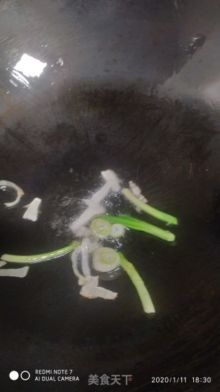 鸭胸肉炒儿菜的做法步骤：3