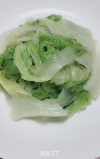 年夜饭----白灼生菜的做法步骤：5