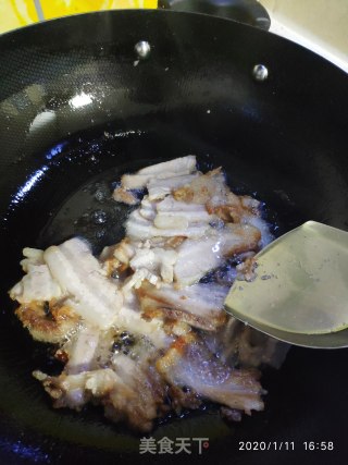 白菜炒肉片的做法步骤：3