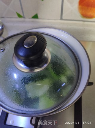 青菜肉丸汤的做法步骤：5