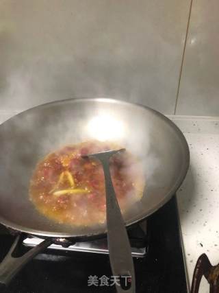 花菜炒腊肠的做法步骤：5
