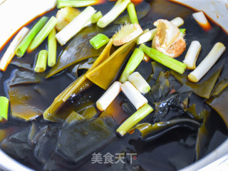 卤海带豆腐干的做法步骤：8