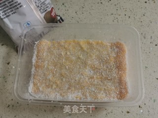椰蓉红薯牛奶小方的做法步骤：7