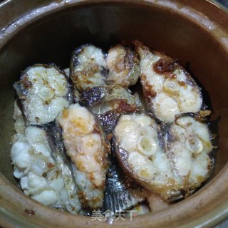鲢鱼腩肉煲的做法步骤：9