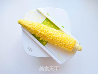 鲜玉米糊糊的做法步骤：3