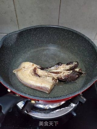 腊肉蒸白萝卜的做法步骤：2