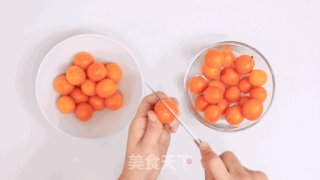 冰糖金桔的做法步骤：1