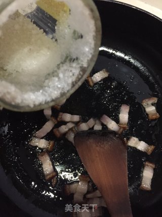 荞头叶炒烧肉的做法步骤：6