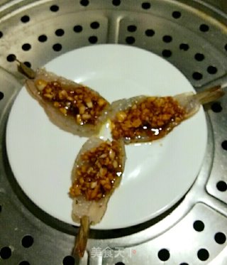 蒜蓉蒸虾的做法步骤：7