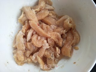 椒盐鸡柳条的做法步骤：4