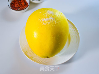 简易蜜饯红柚的做法步骤：2