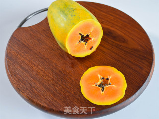 木瓜牛奶冻的做法步骤：1