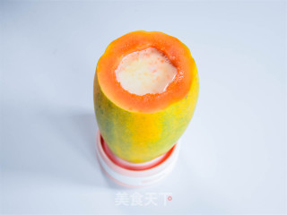 木瓜牛奶冻的做法步骤：6
