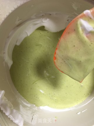 抹茶蒸蛋糕的做法步骤：9