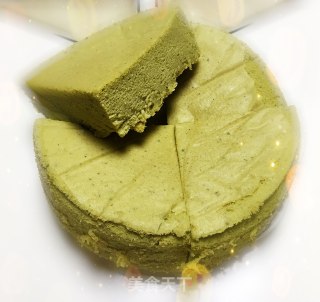 抹茶蒸蛋糕的做法步骤：15