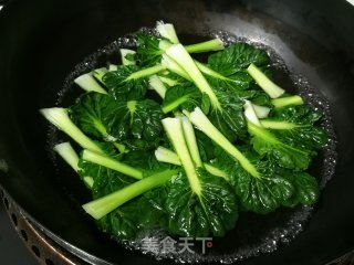 塌菜胡萝卜炒蛋的做法步骤：2