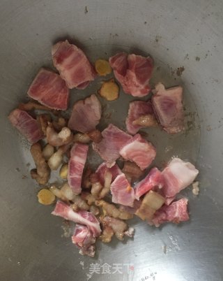 菠菜粉条炖肉的做法步骤：5