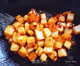 香辣孜然土豆的做法步骤：8