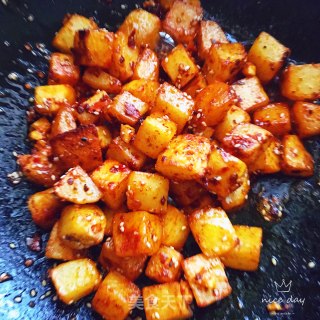 香辣孜然土豆的做法步骤：10