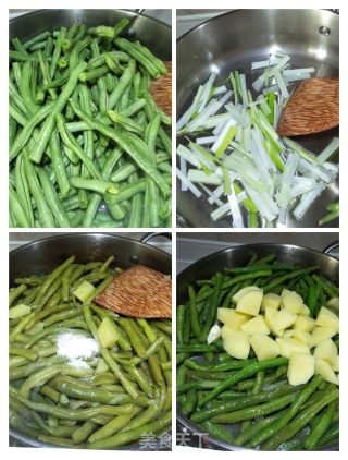 鸡汁炖豆角的做法步骤：4
