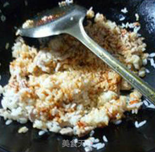 瘦肉丝泡菜炒饭的做法步骤：10