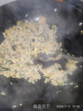红薯青菜炒饭的做法步骤：8