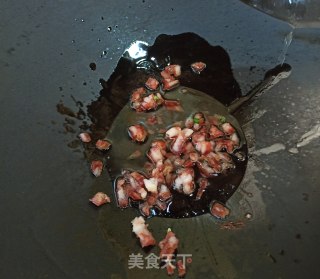 香芹腊肠鸡蛋炒饭的做法步骤：3