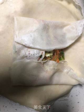菜煎饼的做法步骤：4