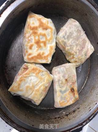 菜煎饼的做法步骤：8