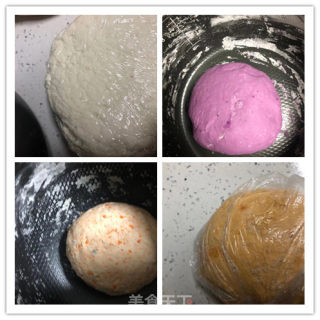 彩色馒头的做法步骤：1