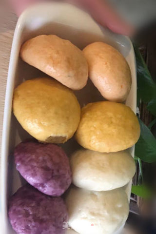 彩色馒头的做法步骤：5