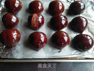 蜂蜜烤板栗的做法步骤：5