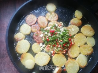 孜然香辣土豆片的做法步骤：9