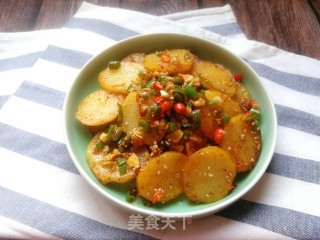 孜然香辣土豆片的做法步骤：14