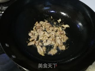 荠菜冬笋炒肉丝的做法步骤：5