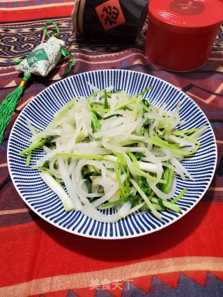 芹菜炒萝卜丝的做法步骤：10