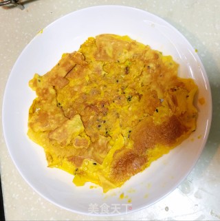 芝麻蛋饼、韭菜蛋饼的做法步骤：7