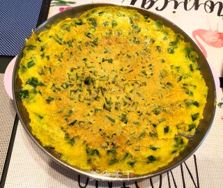 芝麻蛋饼、韭菜蛋饼的做法步骤：8