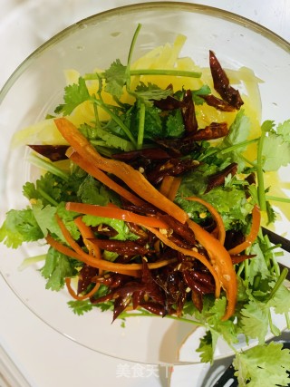 凉拌香菜土豆丝的做法步骤：7