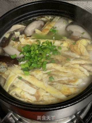 双菇莴笋鱼圆汤的做法步骤：7