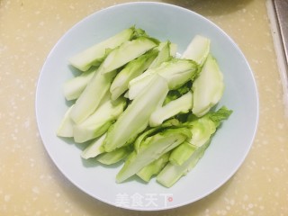 白灼儿菜的做法步骤：2