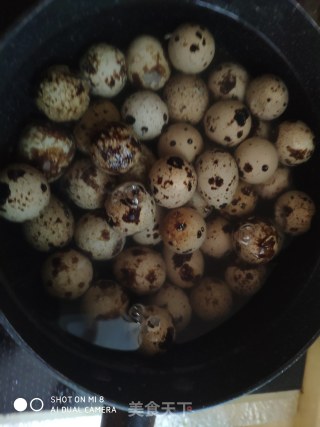 鹧鸪茶叶蛋的做法步骤：2
